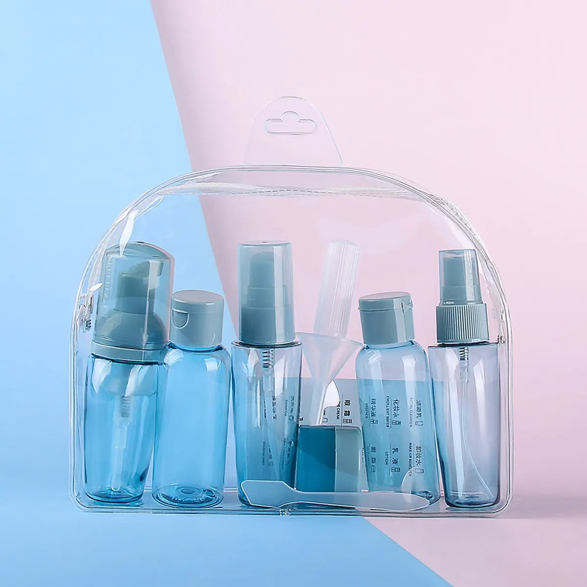 10pcs Leak-Proof Travel Toiletry Kit