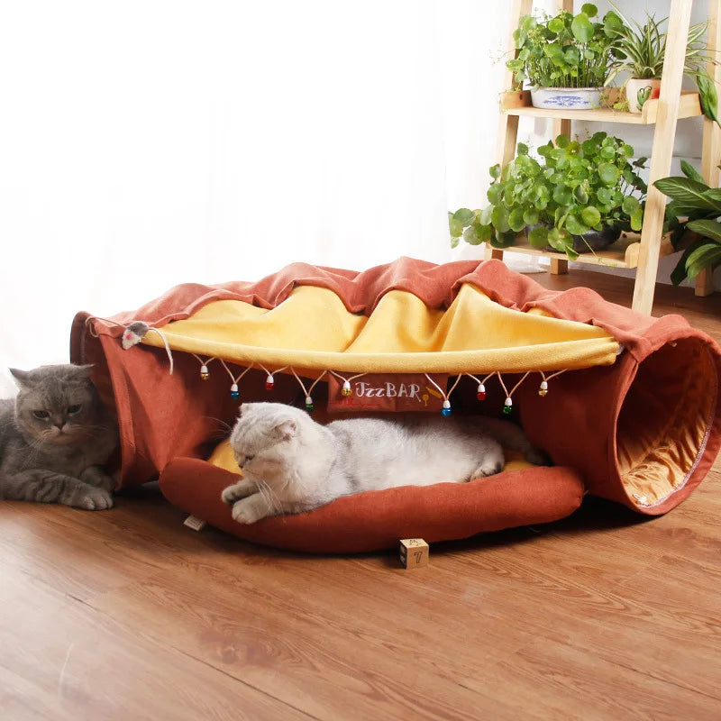 Cat Tunnel Bed