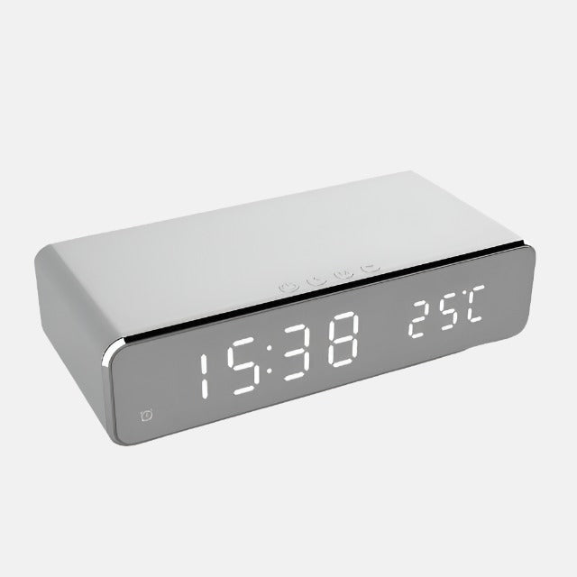 Lars Clock Wireless Clock Charger | 2-in-1 Alarm & Qi Charging – LaLAR's Collective
